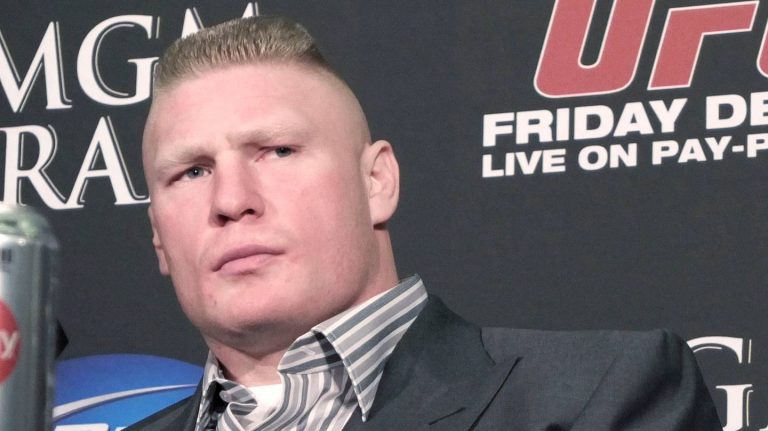 Brock Lesnar Now Has A Ponytail And A Goatee