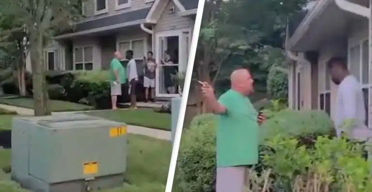 Protesters Storm Racist Man’s House After He Gave Out His Address In Racist Rant