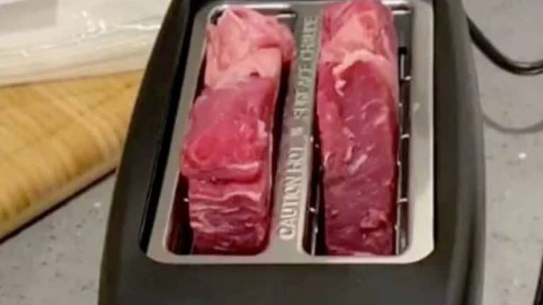 A Man Set His House On Fire After Trying To Cook Steak In His Toaster