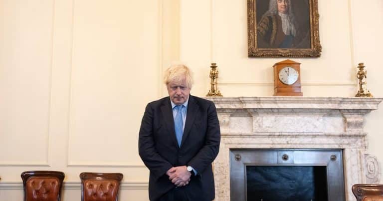 Boris Johnson Spotted Observing 11am Silence When His Watch Says 11:14am