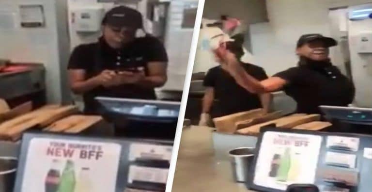 Watch A Chipotle Worker Throw Scissors At A Woman Who Complained