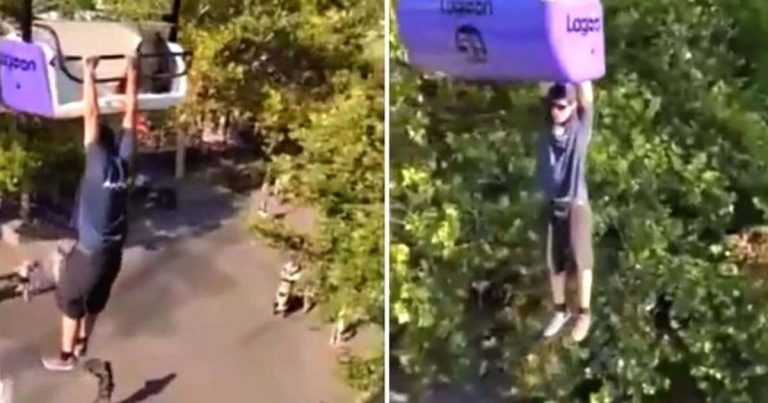 Man Dies After Falling 50 Foot From Cable Car At Theme Park In Front Of Children