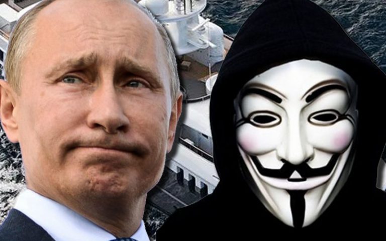 Anonymous Trolls Rename Putin’s £73 Million Yacht And Plot Its Course To Hell