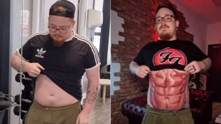 This Guy Got A Six Pack Tattooed On His Chest So He Could Swerve The Gym