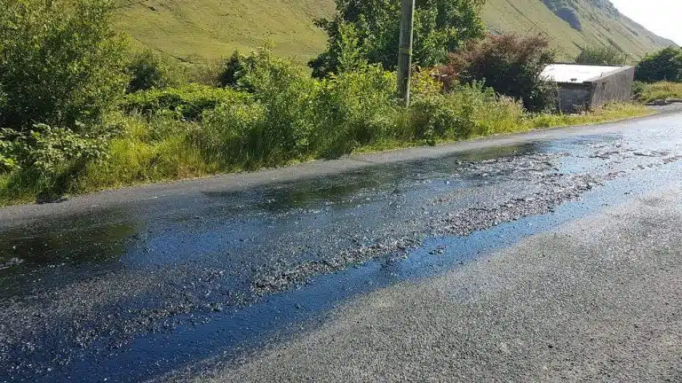 There’s Now Evidence Of Roads Melting Thanks To The UK Heatwave