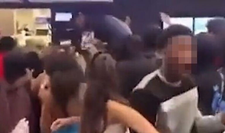Watch A Gang Of Fifty Youths Storm A McDonald’s And Steal All The Food