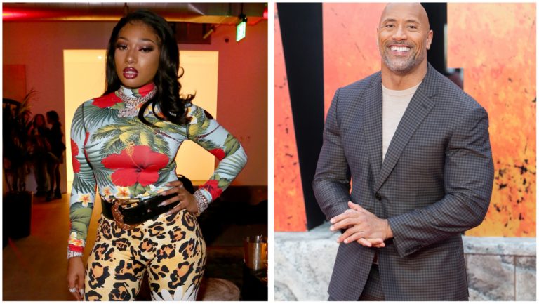 Megan Thee Stallion Responds To The Rock Thirsting Over Her