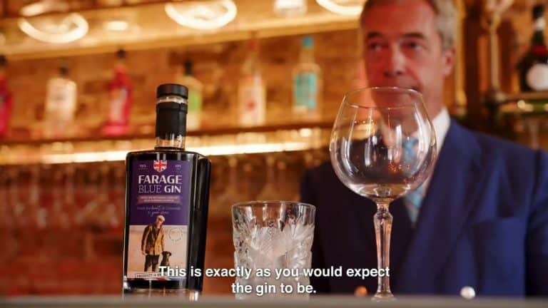 Nigel Farage Has Released ‘Farage Gin: A Taste Of Brexit’