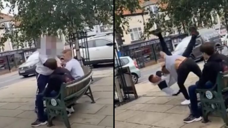 Watch A Thug Get Absolutely Floored After Accidentally Picking On A Jiu Jitsu Champion