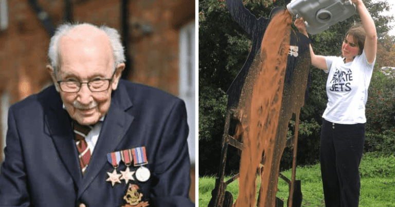 Woman Arrested For Dropping Urine And Faeces On Captain Tom Memorial