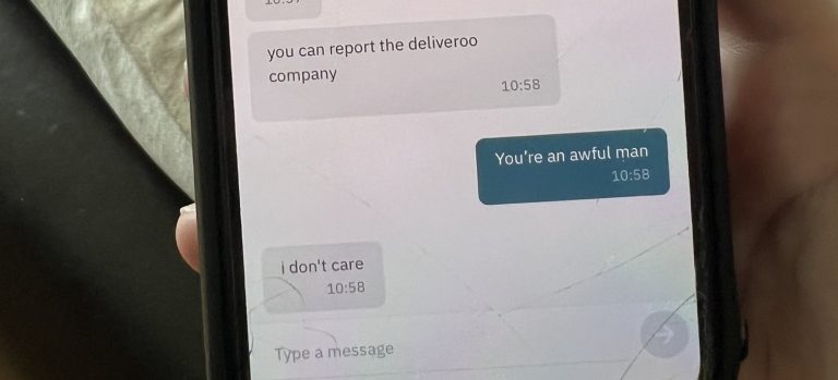 Deliveroo Driver Eats Customer’s Order And Then Proceeds To Taunt Them Via App