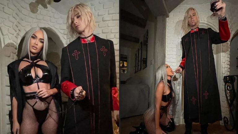 Christians Are Furious WIth Megan Fox And Machine Gun Kelly’s Halloween Outfits
