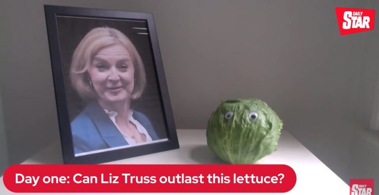 The Daily Star Is Livestreaming A Lettuce; Betting That It Will Last Longer Than Liz Truss In Office