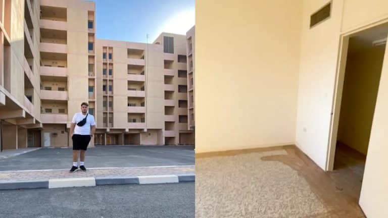 England Fan Explores ‘Hidden Qatar’ And Finds Abandoned Apartments Where Workers Lived