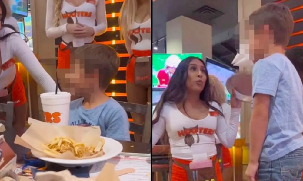 A Five Year Old Kid Got Treated To A Hooters For His Birthday A five year old kid got treated to a hooters for his birthday