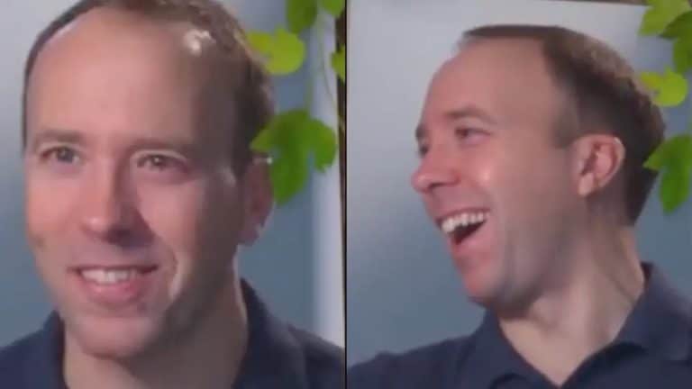 Matt Hancock’s Creepy Laugh In His Intro Video Is Freaking Everyone Out