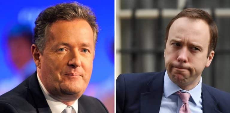 Piers Morgan Absolutely Rips Matt Hancock A New One For Going On ‘I’m A Celebrity’