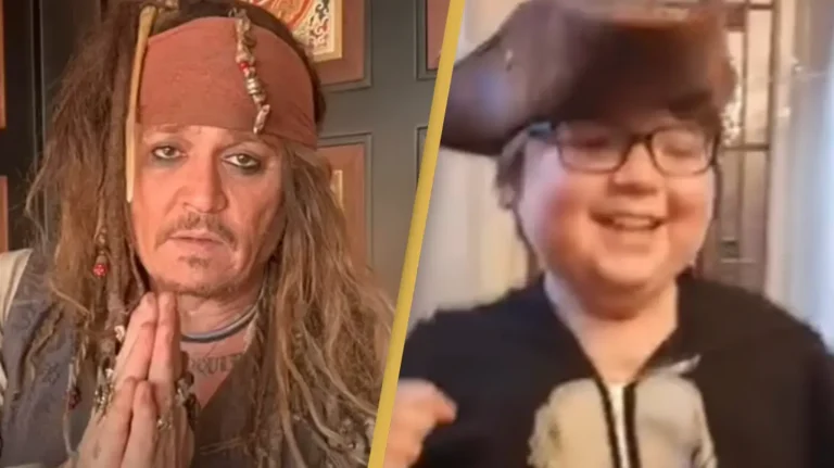 Johnny Depp Makes Young Dying Fan’s Wish Come True With Jack Sparrow Video Call