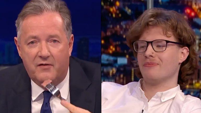 Watch Piers Morgan Eat A Delicious Steak In Front Of Vegan Activists