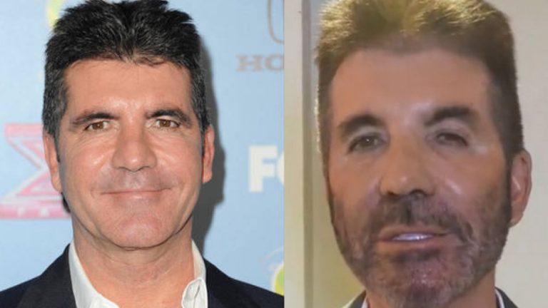 Simon Cowell Deletes Tweet After Fans Are Concerned About His Weird Face