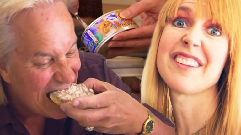 World’s Cheapest Millionaire Lives Off Tins Of Cat Food And Serves It To Unknowing Guests