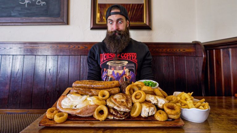 This Guy Just Became The First To Finish £60 Mixed Grill Challenge In 37 Minutes