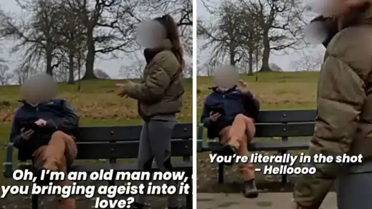 (VIDEO) Influencer Filming Livestream In Park Asks Man To Move Off Bench But He’s Not Having It