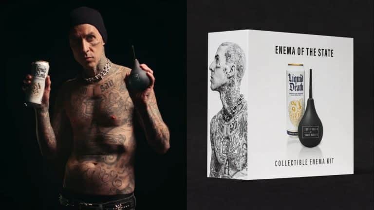 Travis Barker Is Now Selling His Own Blink 182 Luxury Enema Kits
