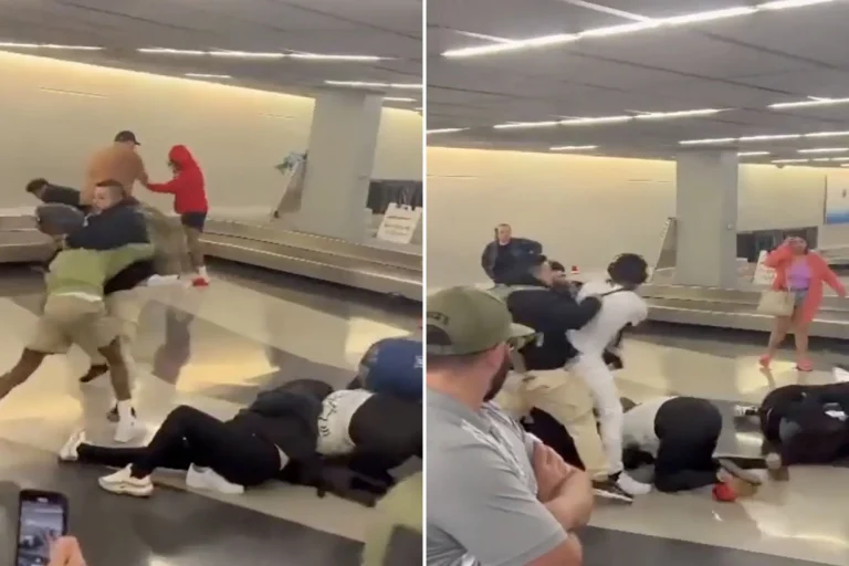 A Massive Royal Rumble Broke Out In The Baggage Claim Area At O’Hare International Airport (VIDEO)