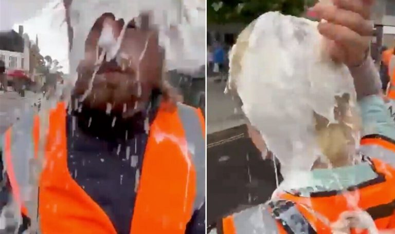 Fed-Up Londoner Pours Milk All Over ‘Just Stop Oil’ Protesters And Loses The Plot On Them