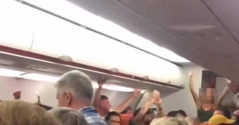 Easyjet Mile High Couple Punch Air And High-Five As Passengers Cheer In New Footage