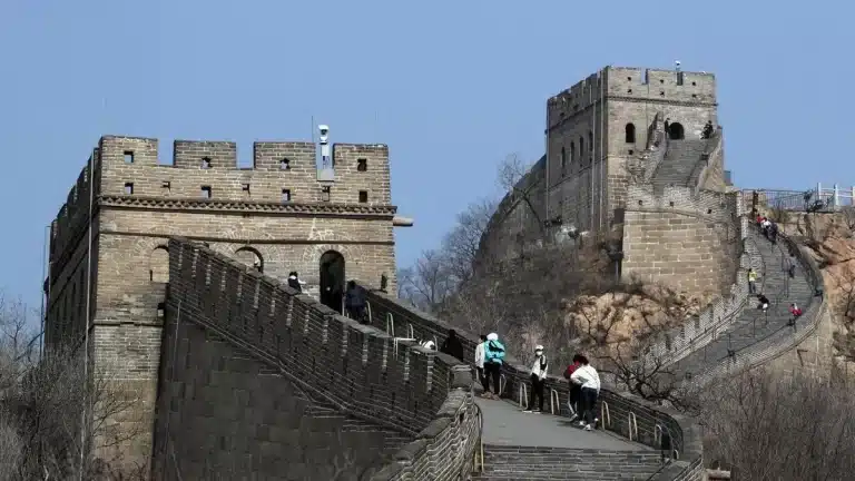 2 Construction Workers Were Arrested For Smashing A Path Through The Great Wall Of China In Order To Make A Shortcut To Work