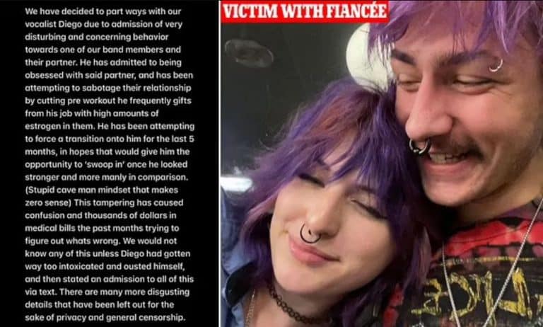Hardcore Band Llorona Sack Vocalist After He Allegedly Dosed Bandmate With Estrogen In Attempt To Steal His Fiancée