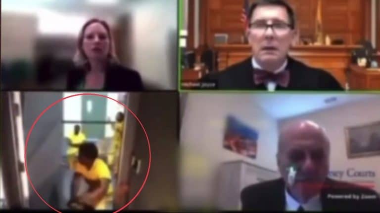 Prisoner Gets Brutally Jumped In His Cell Whilst On A Court Room Zoom Call