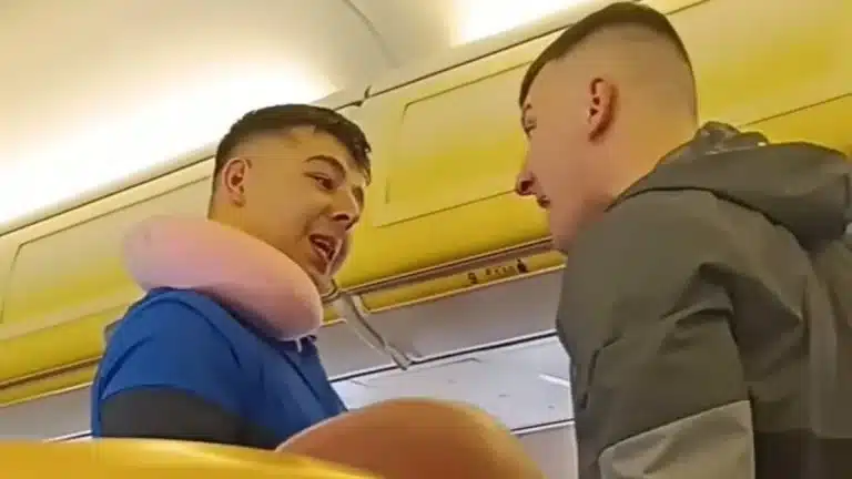 All Hell Breaks Loose On Ryanair Flight To Tenerife As Lads Fight, Spit At And Headbutt Each Other