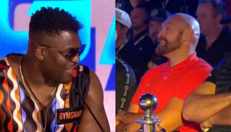 Francis Ngannou Snaps At Tyson Fury At Press Conference: ‘You Are Nothing In Front Of Me’