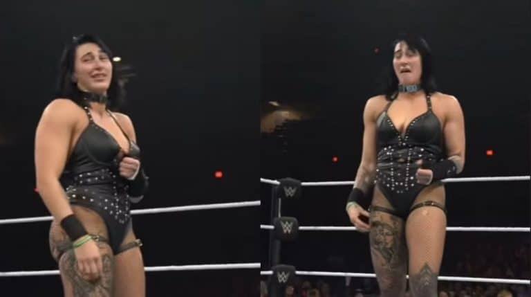 WWE Fans Are Losing The Plot Over This Clip Of Rhea Ripley Doing The ‘Stink Face’