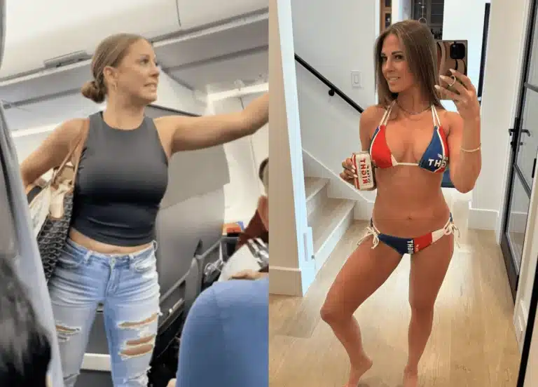 ‘Crazy Plane Lady’ Tiffany Gomas Once Again Sets The Internet On Fire Posing In Bikini For Ultra Right Beer