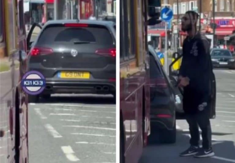 Bus Driver Beats Up Man In His Car After He Spat At Him In Traffic