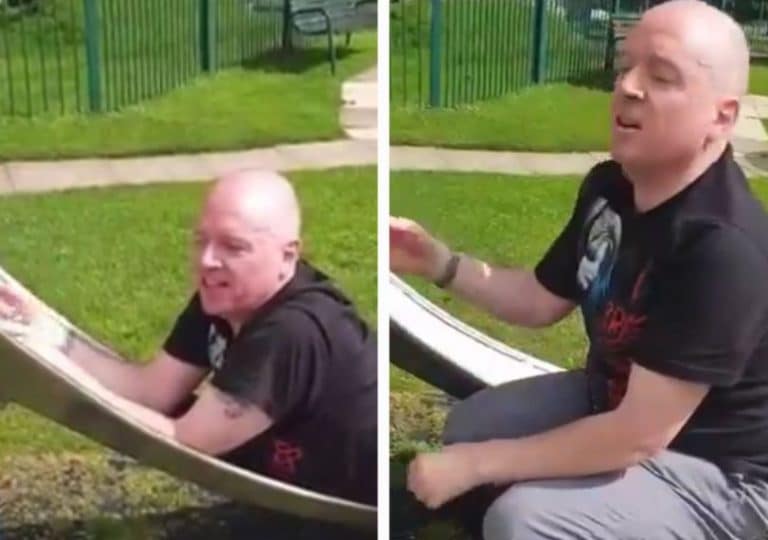 Man With ‘Stainless Steel Fetish’ Confronted By Angry Parents As He Humps Slide In Playground