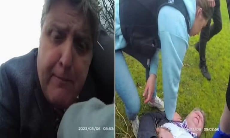 Headteacher, 48, Pretends To Pass Out In Hilarious Arrest Video After Harassing 23-Year-Old Trainee Teacher