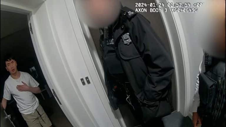 Footage Of Chinese PhD Student Zhenhao Zou Being Arrested At His Flat After Raping 10 Women In London And China