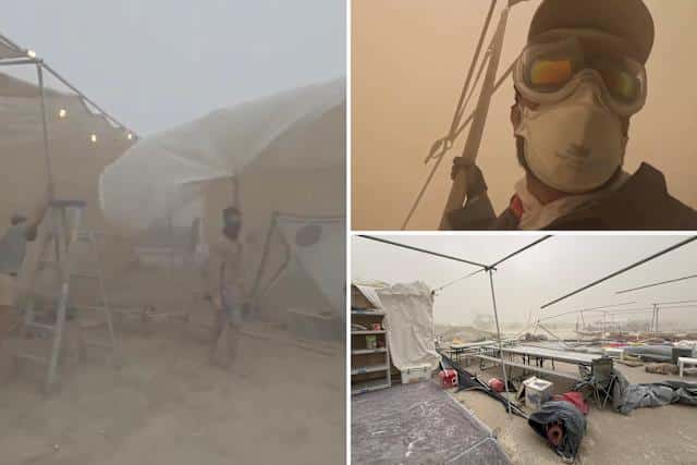 The ‘Orgy Dome’ At Burning Man Festival Has Been Destroyed By High Winds