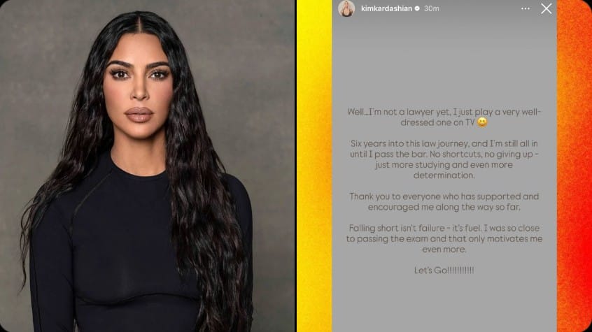 Kim Kardashian Fails The California Bar Exam, Vows To Keep Trying