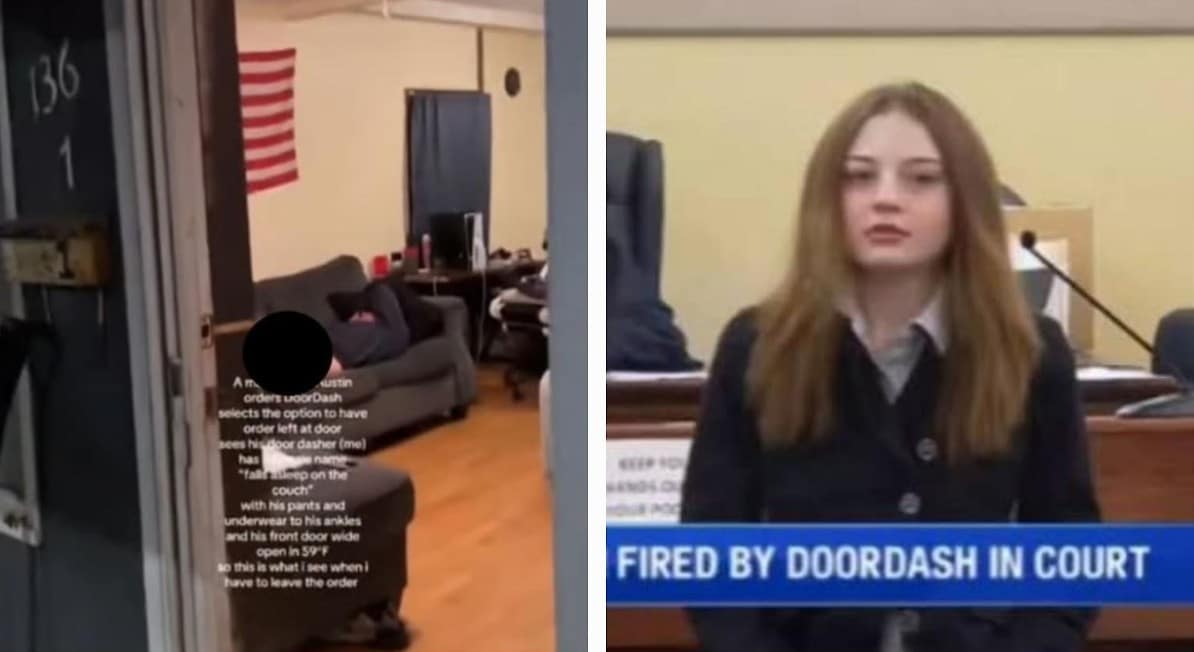 DoorDash Delivery Girl Who Filmed Drunk Man Passed Out Asks Judge To Ban Cameras From Court Room