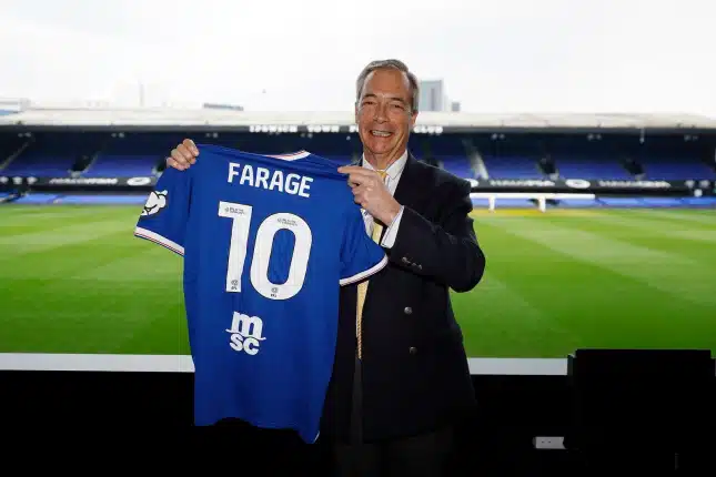 Ipswich Town Issue Response After Fan Backlash Over Nigel Farage Stadium Visit