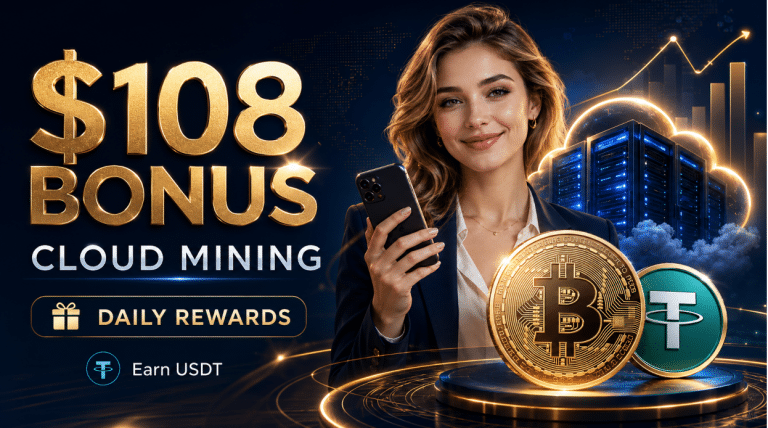 Register now and receive a $108 reward! Digital gold is booming again: cloud mining is the latest trend, allowing you to earn USDT without any investment.