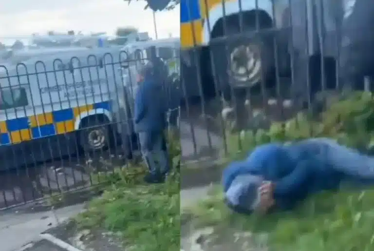 Belfast Rioter Accidentally KO’s Fellow Protester When Throwing Brick At Police Van