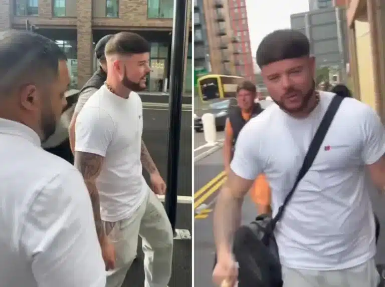 Ibiza Final Boss Almost Gets His Chain Snatched As He Arrives In Manchester