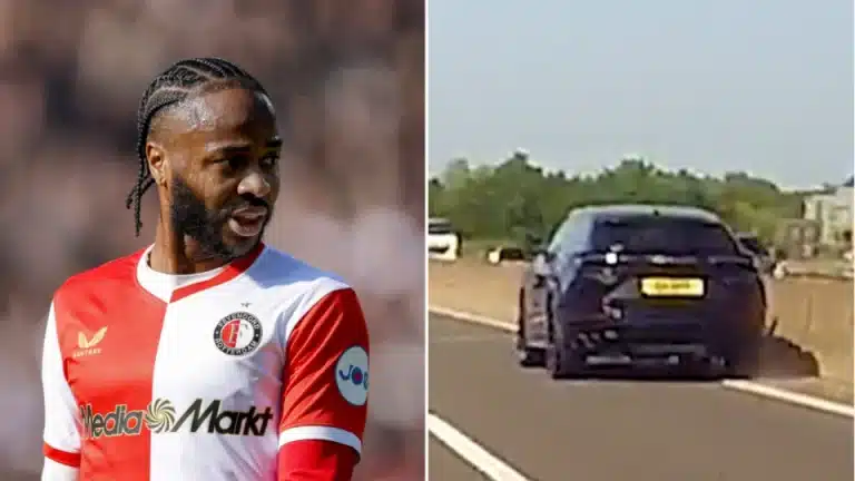 Footage Shows Raheem Sterling ‘Driving All Over The Place’ Before Crashing £270k Lamborghini